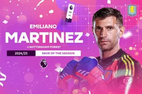 أمام نوتينجهام.. إيمليانو مارتينيز يفوز بجائزة أفضل تصدي بالموسم في الدوري الإنجليزي (فيديو)